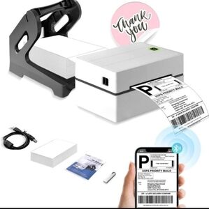 Thermal Label Printer, USB/Bluetooth Compatible